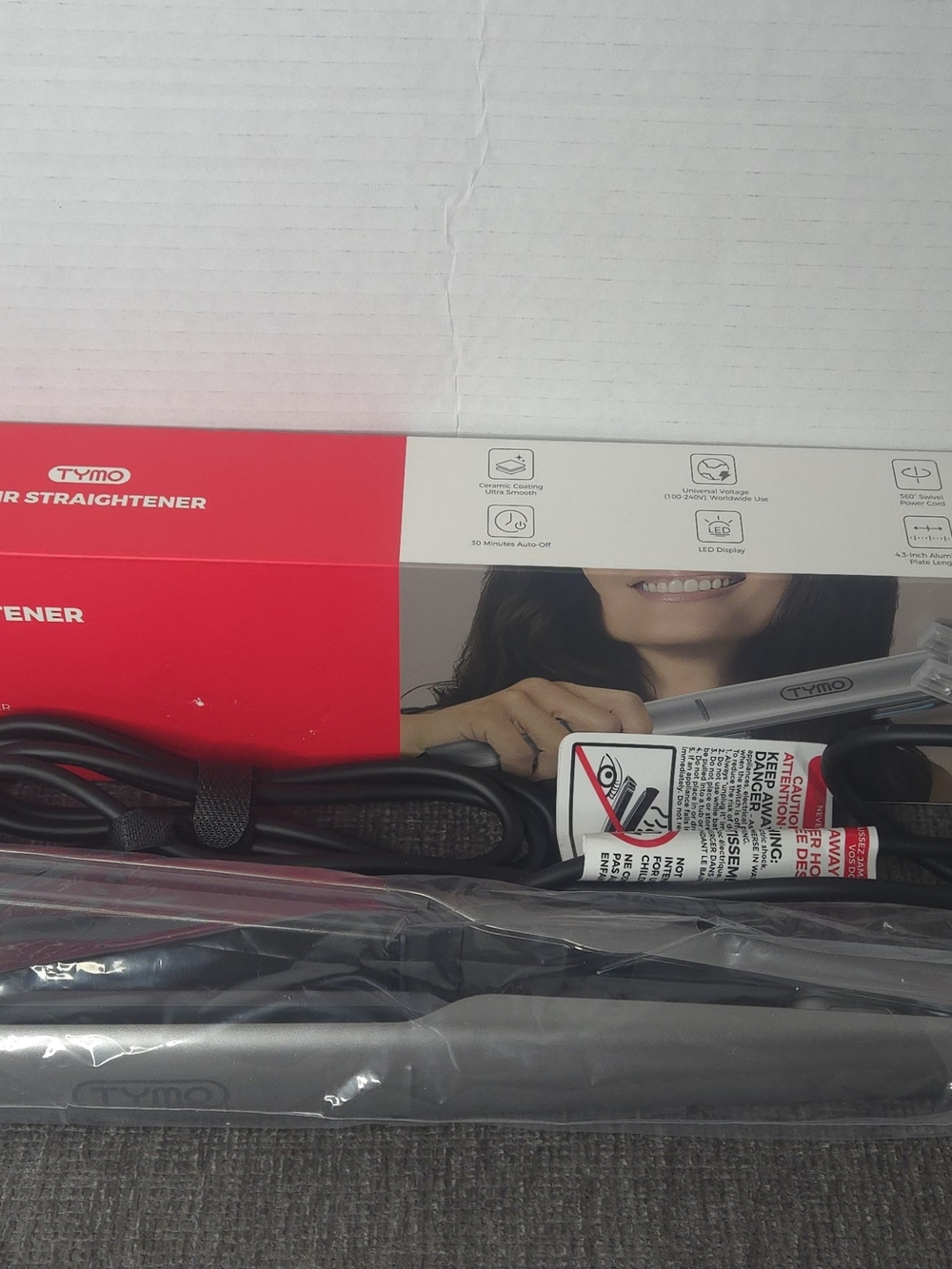 TYMO Flaight Holo 2-in-1 Hair Straightener and Curler Flat Iron HC211B - Picture 5 of 6